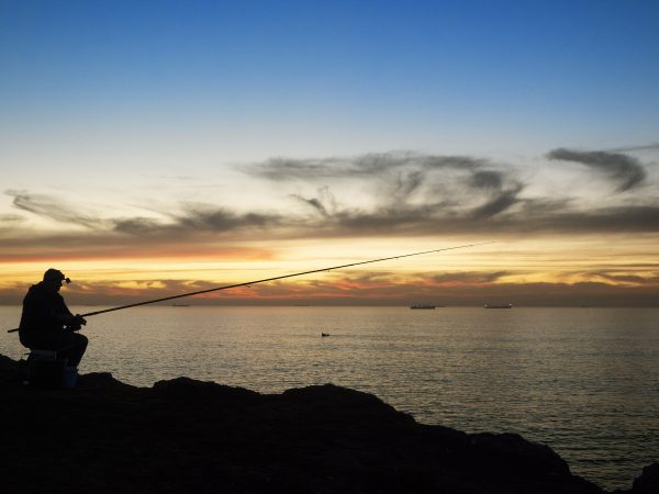 Safi, pêcheur le soir…