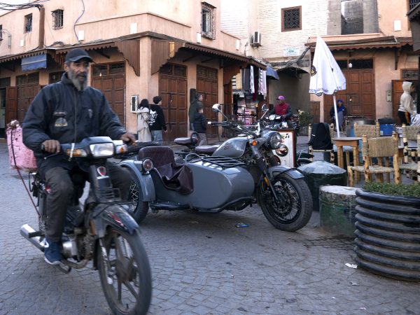Marrakech, les motos sont reines...